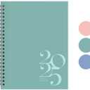 Rileys & Co 2025 Classic Weekly Planner - Annual Weekly & Monthly Agenda Planner, Jan - Dec 2025, Flexible Cover, Notes Pages, Twin-Wire Binding (6 x 8-Inches, Teal)