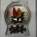 Christmas Cardinal Snow Globe Light up Lantern with 8 Songs, 6.7" White Christmas Snow Globes for Kids Adults, 6H Timer & Dual Power, Snowglobes Christmas Decorations Indoor, Gifts for Women Men (Red Bird Yellow Bird 69)