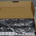 4 Pack 45W Black Light Bar with 6ft Cord+Switch, Each Light Up 25x25ft Area, LED Blacklight Flood Light for Neon Glow Party Body Paint, Classroom Bedroom Halloween