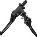 JFG RACING Motorcycle Brake Clutch Lever 7/8'' 22mm Folding Levers Aluminum Alloy Universal for CRF50 KLX SSR TTR 110 125 150 200 250cc Dirt Pit Bike ATV Mini Bike Black