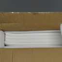 DOWAN 14" Sushi Plate Set of 4 - Long Rectangle Plates and Cracker Trays for Serving - White Ceramic Platters for Party and Entertaining - Dishwasher & Oven Safe