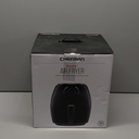 CHEFMAN Small Air Fryer Healthy Cooking, 3.6 Qt, Nonstick, User Friendly and Dual Control Temperature, w/ 60 Minute Timer & Auto Shutoff, Dishwasher Safe Basket, Matte Black, Cookbook Included