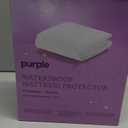 Purple Waterproof Mattress Protector Queen, Gold-Standard Protection, Comfort-First Design, Fits Mattresses 8 to 15.5