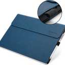 Omnpak Case for Microsoft Surface Pro 7 Plus /7/6 /5/4 with Stylus Holder, Multiple Angle Polyester Slim Lightweight Cover, Compatible with Type Cover Keyboard (Not Include Keyboard)