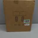 Table Lamps Set of 2 with Touch Control, 3-Way Dimmable Nightstand Lamp with Vertical Grained Glass, 27" Modern Glass Bedside Lamps with USB A+C Ports, Green Bedside Table Lamps, Desk Lamp for Bedroom