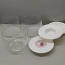 Rotating Display Case - 360° Clear Acrylic Display Case with Cover Lid,3 Tiers Stackable Figurine Display Shelf,Display Blind Box for Collectibles,Doll,Figures