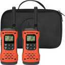 Motorola Solutions, Portable FRS, T605_H2O, Talkabout, Two Way Radios Waterproof Walkie Talkie Emergency Preparedness, Rechargeable, 22 Channel, 35 Mile, Orange W/Black, 2 Pack