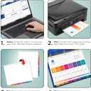 Avery Dividers for 3 Ring Binders, 12 Tabs per Set, Customizable Table of Contents, Multicolor Tabs, Great for Organizing Reports, Projects, and More (3 Sets of 11073)