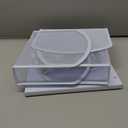 Gawerk 5Section Vertical Desktop Organizer, 5Section Mesh File Folder Stand Sorter for Office Home Classroom Organization (1, White)