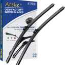 ATTKE OEM Quality Front Windshield Wiper Blades, Factory Replacement Mercedes-Benz C300 2015-2022 GLC300 2016-2019/22"+22" (Set of 2)