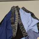 BAMBOO COOL BreezeBoo Men's Ultra Breathable Underwear Mesh Boxer Briefs with Lightwight Wasitband,No Ride Up,Multipack (Medium, 04-black/Light Blue/Navy Blue/Smokey Blue(4 Pack))