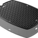 7583 Q2000 Griddle Full Size Grill Replacement Parts for Weber Q200 Q220 Q2200 Q2400 Q240 Flat Top Griddle Insert 396000 566002 54060001 53060001 396002 Accessories Cast Iron Reversible Plate