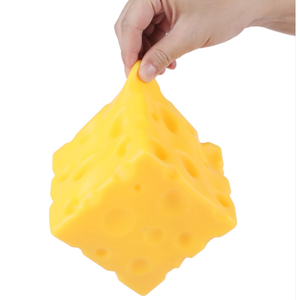 Squeeze Cheese, Squishy Stress Toy, Children Ages 3+