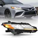 JFN LED Headlight Compatible with 2018 2019 2020 2021 2022 2023 2024 Toyota Camry XLE/XSE 8111006D70 TO2503256(Passenger Side(Right))