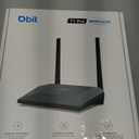 Dbit N300 Easy Setup Wireless Wi-Fi Router Smart Home Internet Router - 2 x High Power Antennas, 4 x Fast Ethernet Ports, Supports Wireless Repeater, WISP Mode (T1 Pro)