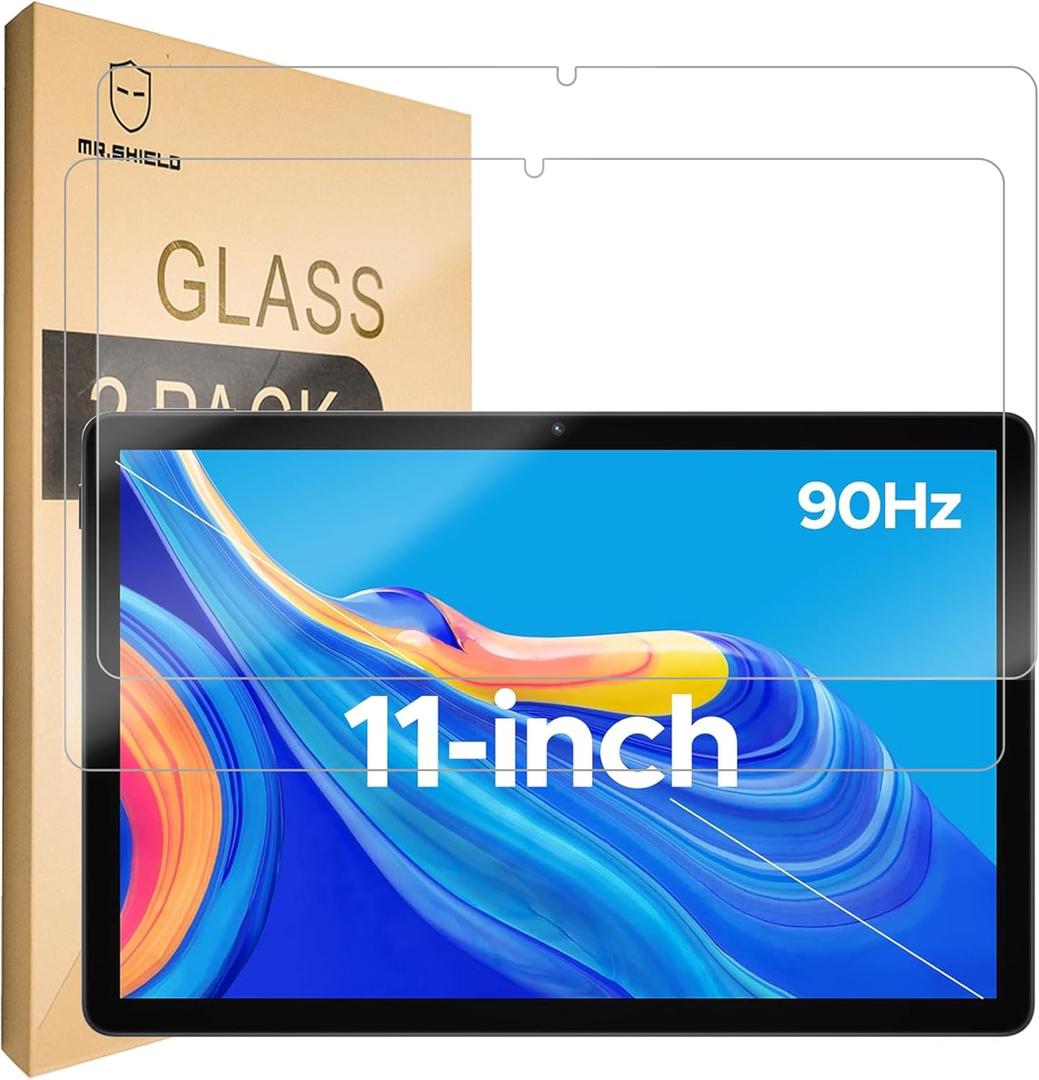 Mr.Shield Screen Protector compatible with DOOGEE U11 / U11 Pro, 11 Inch [Tempered Glass] [2-PACK] [Japan Glass with 9H Hardness]