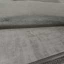 YIHOUSE 6'x9' Black and White Rug- Washable Area Rug for Living Room Bedroom, Large Modern Non-Slip Ultra-Thin Rug Home Decor, Curve, 6x9ft