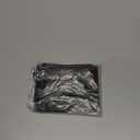 CLUCI Small Quilted Coin Purse Leather RFID Blocking Card Holder Slim Wristlet Wallets for Women Zipper Pocket Black