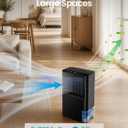 Dehumidifiers for Home 1500 Sq.Ft, 2.5L Tank, 35dB Quiet, New Rotary Technology Dehumidifier with Drain Hose, Works Down to 1C/34F, Auto Shutoff, Ideal for Basement Bedroom Bathroom RV Closet