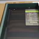 Kingsyard Ground Bird Feeder for Outdoors - Recycled Plastic Platform Feeder for Wild Birds, Squirrels, Chicken, 5 LBS Large Capacity, Green