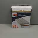 Glacier's Twin Flocked Air Bed Gray