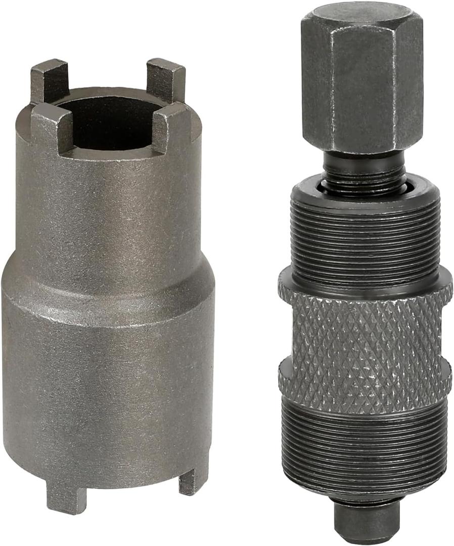 HIAORS GY6 Stator Magneto Flywheel Puller Removal Tool 24mm & 27mm and Clutch Lock Nut Spanner Tool Socket 20mm & 24mm for 50 125 150cc Motorcycle ATV Quad 4 Wheeler Pit Dirt Bike Scooter Parts