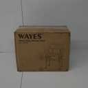WAYES Shower Chair with Arms and Back - Bariatric Shower Chair, Up to 500 Lbs, Heavy-Duty, Adjustable