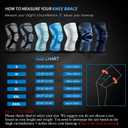 NEENCA Professional Knee Brace for Women/Men, Knee Support with Patella Pad & Side Stabilizers, Compression Knee Sleeve for Knee Joint Pain, Meniscus Tear, ACL, PCL, Runner, Workout (Black, S)
