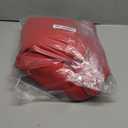 Amazon Basics Kid's Soft, Breathable, Easy-Wash Microfiber 4-Piece Sheet Set, Full, Red, Solid