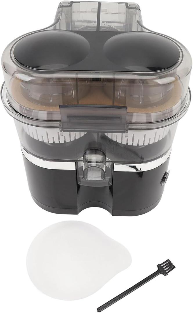 Dual Electric Citrus Juicer, 100W 15000RPM Portable Lemon Squeezer for Orange Lemon Lime Kiwi Grapefruit, Easy to, ABS, SUS Material, Suitable for Busy Mornings (US Plug 110V)