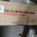 PVWIIK Upholstered Full Size Daybed with Trundle for Bedroom Guest Room Living Room,Solid Wood Bed Frame w/Twin Trundle, No Box Spring Needed,(Beige)