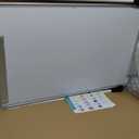MaxGear Large White Board with Stand, 36" x 24" Double Sided Big Easel Whiteboard A-Stand Easel Dry Erase Board for School and Classroom, Home, Office Stand Height Adjustable Flip Chart