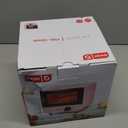 DASH Mini Toaster Oven Cooker for Bread, Bagels, Cookies, Pizza, Paninis & More with Baking Tray, Rack, Auto Shut Off Feature - Pink