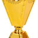 Large Gold Incense Burner Holder, Bakhoor Frankincense Charcoal Censer Resin Stand, Ideal for Aromatherapy Yoga Spa, Home Christian Church Decor 9.43"