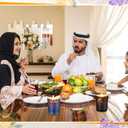 MTLEE 12 Pcs Ramadan Candle Gifts Ramadan Mubarak Scented Soy Candle Muslim Islamic Party Favors Gifts Jar Candles for Home Muslim Islam Festival Celebration Decorations