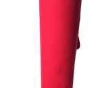 DREAM PAIRS Women's Pointed Toe Thigh High Over the Knee Boots Tall Chunky Blocked Heel Fall Long Fashion Sexy Boots (Red), Size 9.5 