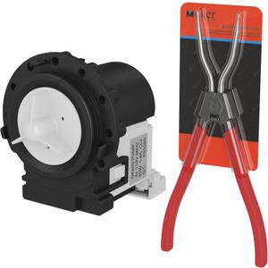 Upgraded Drain Pump Replacement for LG Front Load Washers, Replaces 4681EA2001T,4681EA1007G, 4681EA2001D, 4681EA2001N ER4681EA2001T, LP1007G, LP2001T, with 11 Inches Washer Spring Expansion Tool