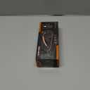 Orange Ninja 4-Stage Knife Sharpener & Serrated Knife Sharpener Repairs, Sharpens & Polishes Blades with Ergonomic Non-Slip Grip