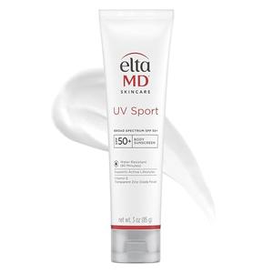 EltaMD UV Sport Sunscreen Lotion SPF 50 - Face and Body Sunscreen SPF 50, Water & Sweat Resistant, Zinc Oxide Formula for Active Lifestyles, 3 oz