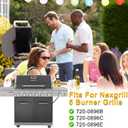 Replacement Parts for Nexgrill Deluxe 6-Burner 720-0896B, 720-0896E, 720-0896C, Cast Iron Grill Grates, Heat Plates, Burners and Igniters for Nexgrill Replacement Parts 6 Burner 720-0896B