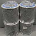 4 Packs HP102 True HEPA Replacement Filter Compatible with Shark Air Cleaner Purifier HP100, HP102 and 3-in-1 Models HC450, HC451, HC452, HC455, Compares to Part # HE1FKBAS and HE1FKPET