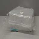 Sterilite 1427CLR Stack & Carry - 2 Layer Box, Clear Lid & Blue Handle, See-through layers