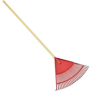 Corona 71.62 in. L x 30 in. W Poly Rake Wood Handle