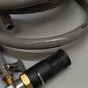 Adjustable Long Range Nozzle for Pressure Washer 4-4.5 GPM, Downstream Injection Spray Nozzle Kit, High Power Washing External Chemical Injector with 1/4 Quick Connect, 2500 to 4000 PSI