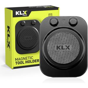KLX Tools - Magnetic Tool Holder - Strong Clip-On Belt Magnet Holster for Screws, Nails, Drill Bits, Hammer, Sockets, Pliers, Screw Drivers, Trowel, Wrench, or Any Magnetic Tools