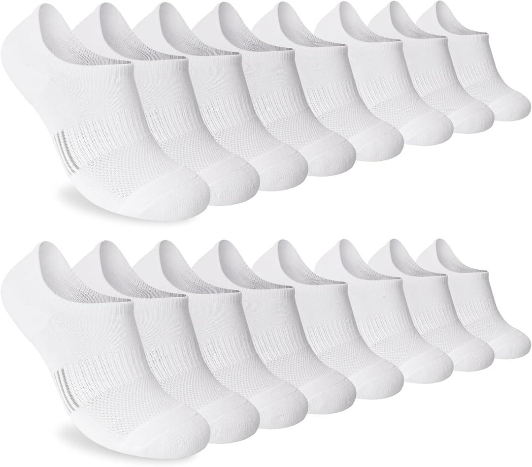 No Show Ankle Socks Cotton Thin,Non Slip Low Cut Socks For Women,Invisible Athletic Sock Running 6/8 Pairs