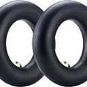 (2-Pack) Fastvert 4.80-8/4.00-8 Heavy-Duty Inner Tubes with TR-87 Bent Valve Stem  Fits Wheelbarrows, Utility Trailers, Garden Carts, Lawn Equipment, Hand Trucks and More