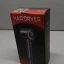 Hair Dryer with Diffuser, Blow Dryer with 160000 RPM Brushless Motor & Negative Ions for Fast Drying, Advanced Heat Control to Prevent Damage, Low-Noise Design, Self-Clean, Gray