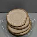 10 Pcs Natural Paulownia Wood Slices 7-8 Inches,Wood Slices for Centerpieces Table Decorations,Unfinished Rounds Wood for Crafts,Wood Slice for Rustic Wedding Decoration Projects