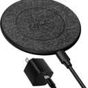 Wireless Charging Pad with Wall Charger, 15W Max Wireless Charger for iPhone 15/14/13/12/11/X/8 Mini/SE/Pro/Max/Plus, S23/S22/S21/S20/S10/S9/S8/S7/Note20/10/9/8, Air Pods/Pro, 1 Pack